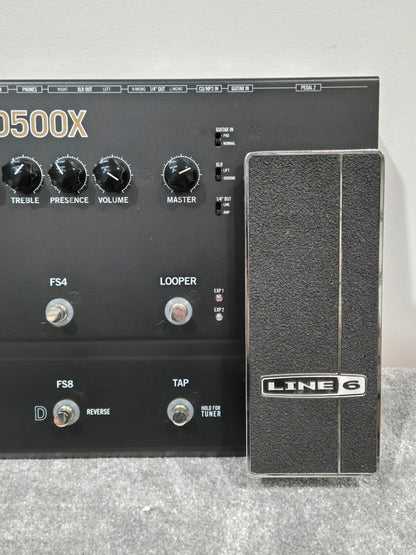 Line 6 POD HD500X - Multi-Effects/Amp Modeling Pedal - Excellent w/ Manual