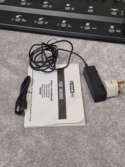 Line 6 POD HD500X - Multi-Effects/Amp Modeling Pedal - Excellent w/ Manual