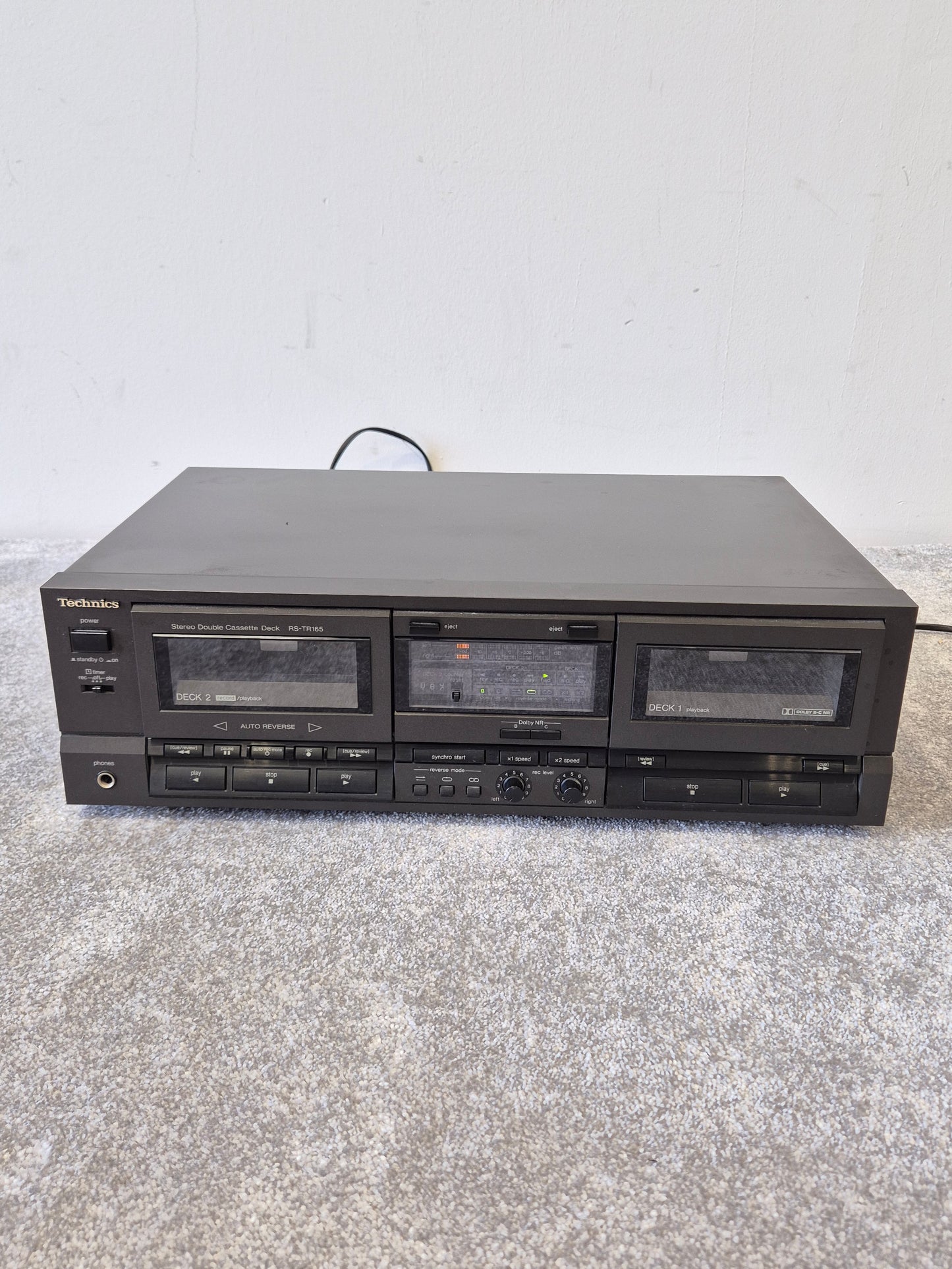 Technics RS-TR165 - Stereo Double Cassette Deck