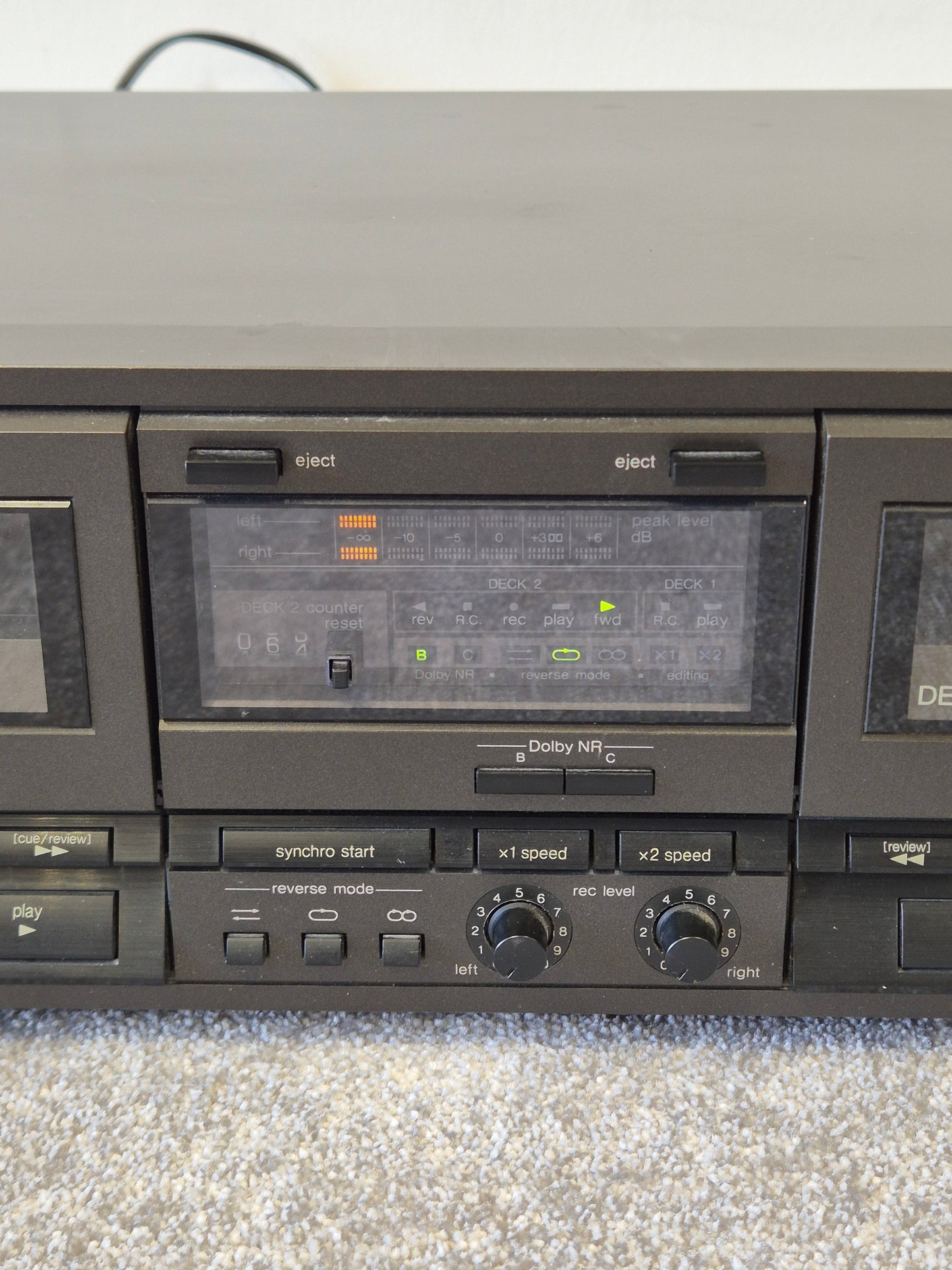 Technics RS-TR165 - Stereo Double Cassette Deck