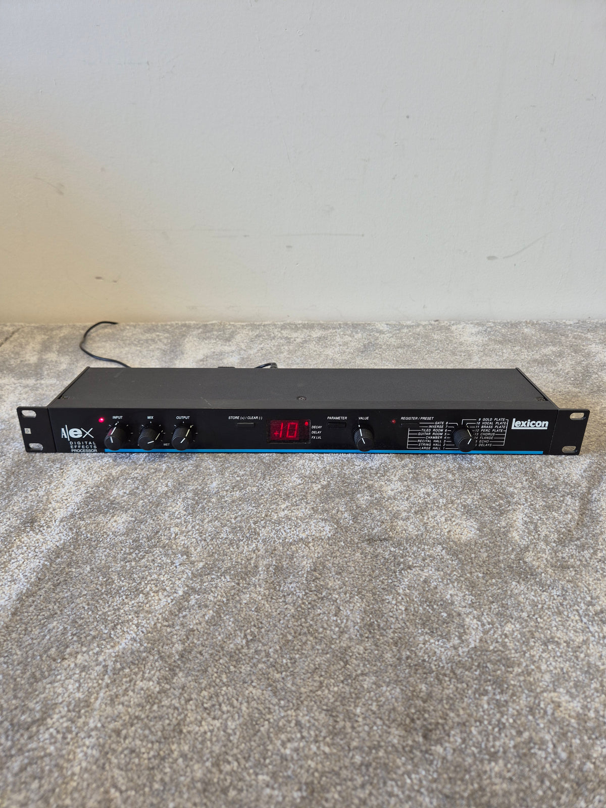 Lexicon Alex - Digital Reverb and Effects Processor - Excellent w/ Power Supply
