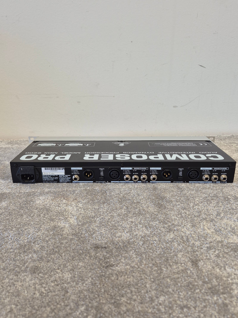 Behringer MDX2200 Composer Pro - 1U Rackmounting Compressor - Image 6
