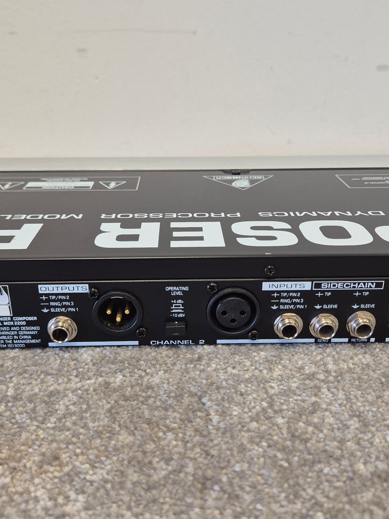 Behringer MDX2200 Composer Pro - 1U Rackmounting Compressor - Image 8