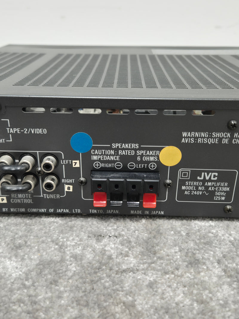 JVC AX-E33 - Stereo Integrated Amplifier - Excellent - Image 9