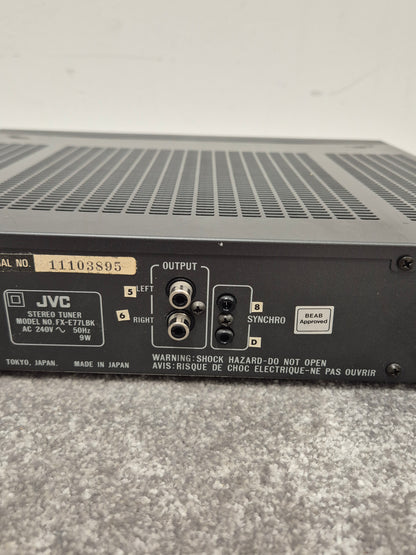 JVC FX-E77L - Computer-Controlled Tuner - Very Good