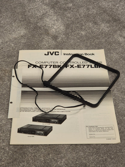 JVC FX-E77L - Computer-Controlled Tuner - Very Good