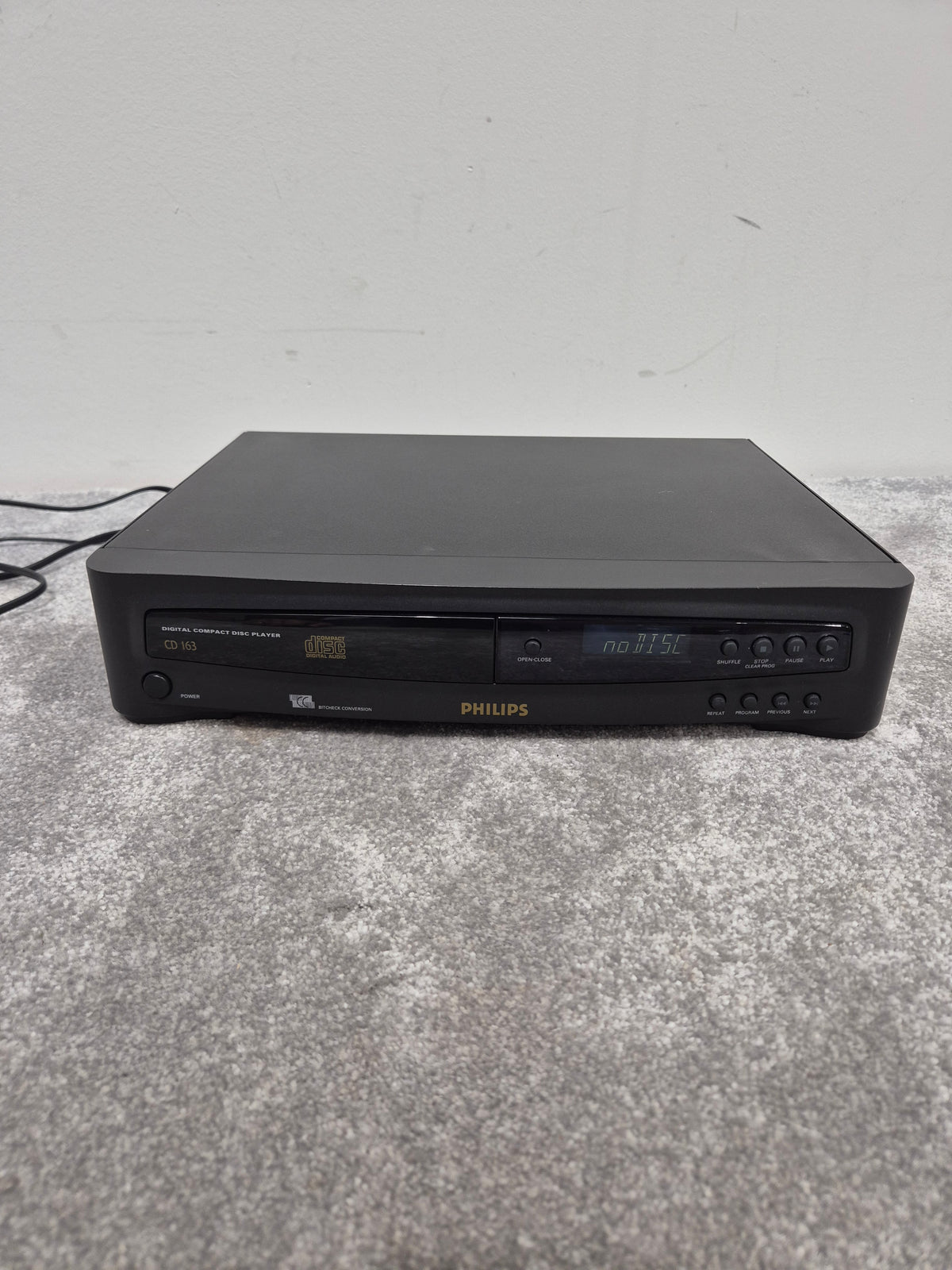 Philips CD163 - Compact Disc Player (Spares or Repairs)