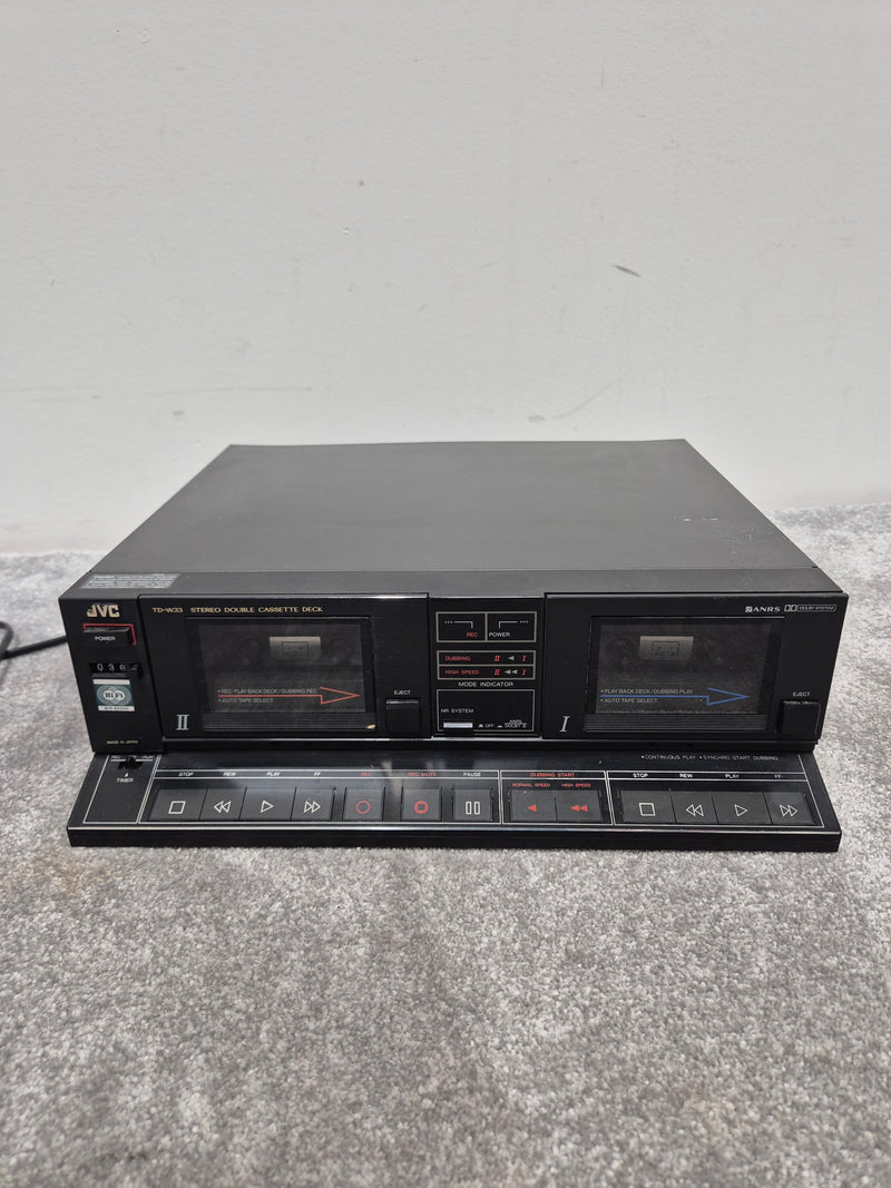 JVC TD-W33 - Double Cassette Deck - Very Good - Image 1