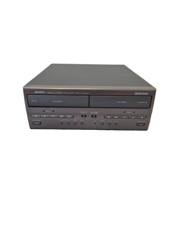 Denon UDR-65 – Double Cassette Deck – Very Good (Untested, Requires Special Power Connector)