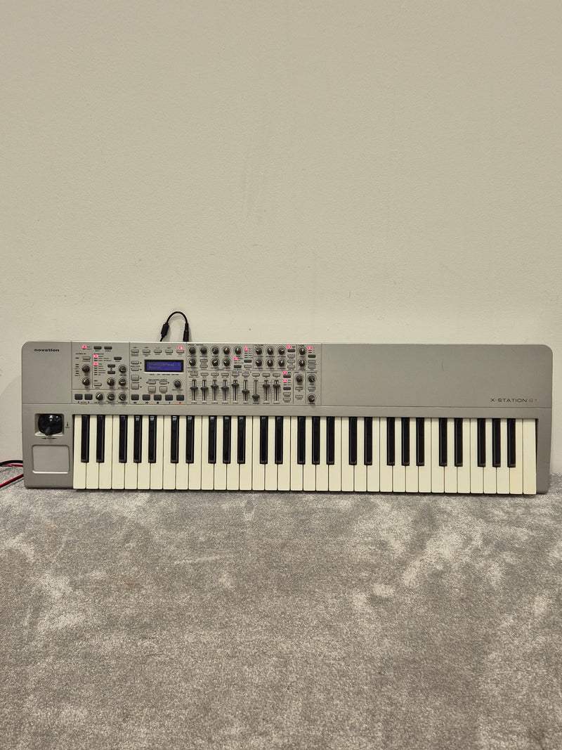 Novation X-Station 61 – Virtual Analog Synthesizer – Good w/ Soft Bag - Image 1