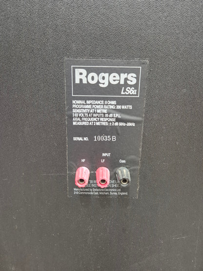 Single Rogers LS6a 200 Watts Vintage Speaker (Spares or Repair)