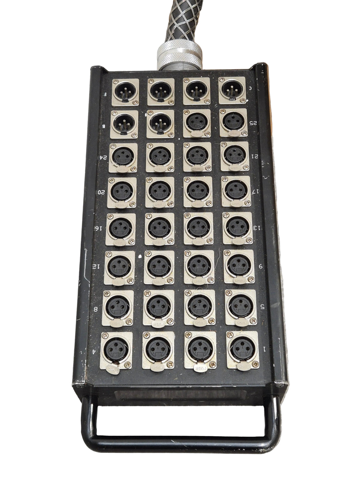 STB-2606 – 26 In / 6 Out 50m Multi-Way Stage Box – Heavy-Duty Live Sound Snake – Good