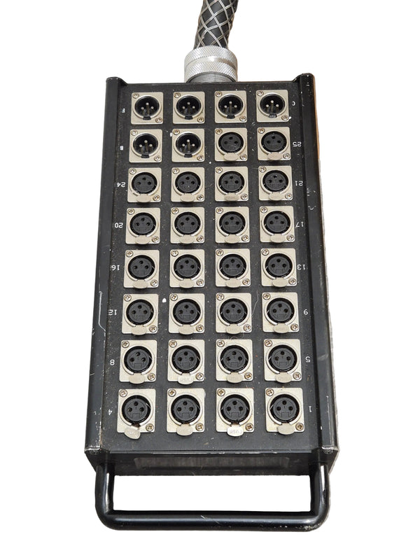 STB-2606 – 26 In / 6 Out 50m Multi-Way Stage Box – Heavy-Duty Live Sound Snake – Good