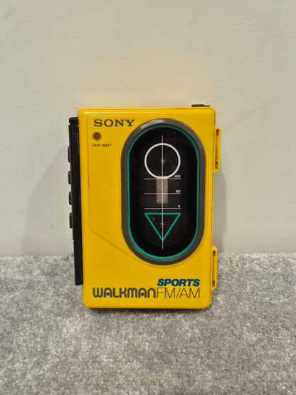 Sony WM-F35 - Vintage Portable Cassette Player - Very Good