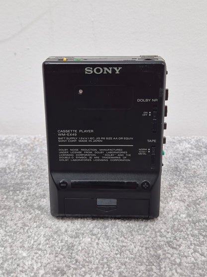 Sony WM-EX49 - Vintage Portable Cassette Player (Spares or Repairs)