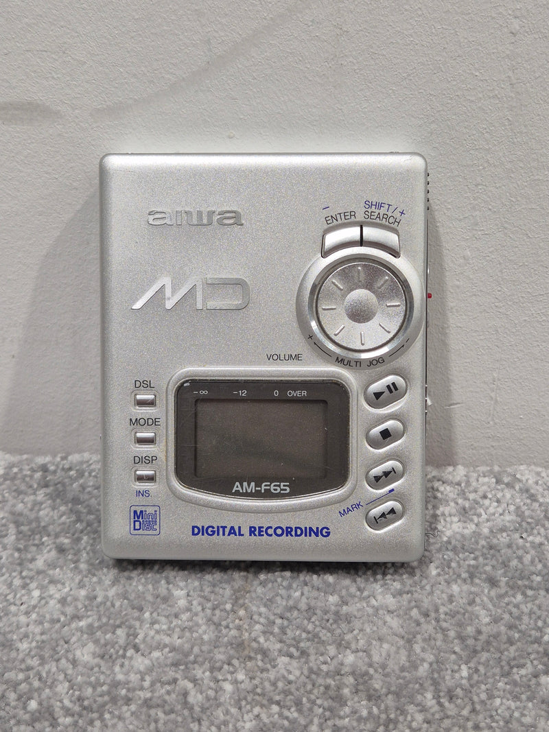 Aiwa AM-F65 - Portable MiniDisc Recorder (Read Description) - Image 1