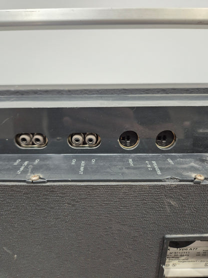 Revox HS77 Reel-to-Reel Tape Recorder - High-Quality Audio, Durable Design - Good w/ Hard Case