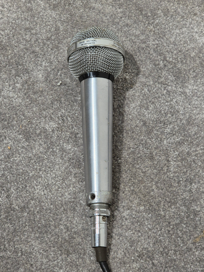 Shure 585SB – Vintage Dynamic Microphone – Good w/ Cable (Untested) - Image 2