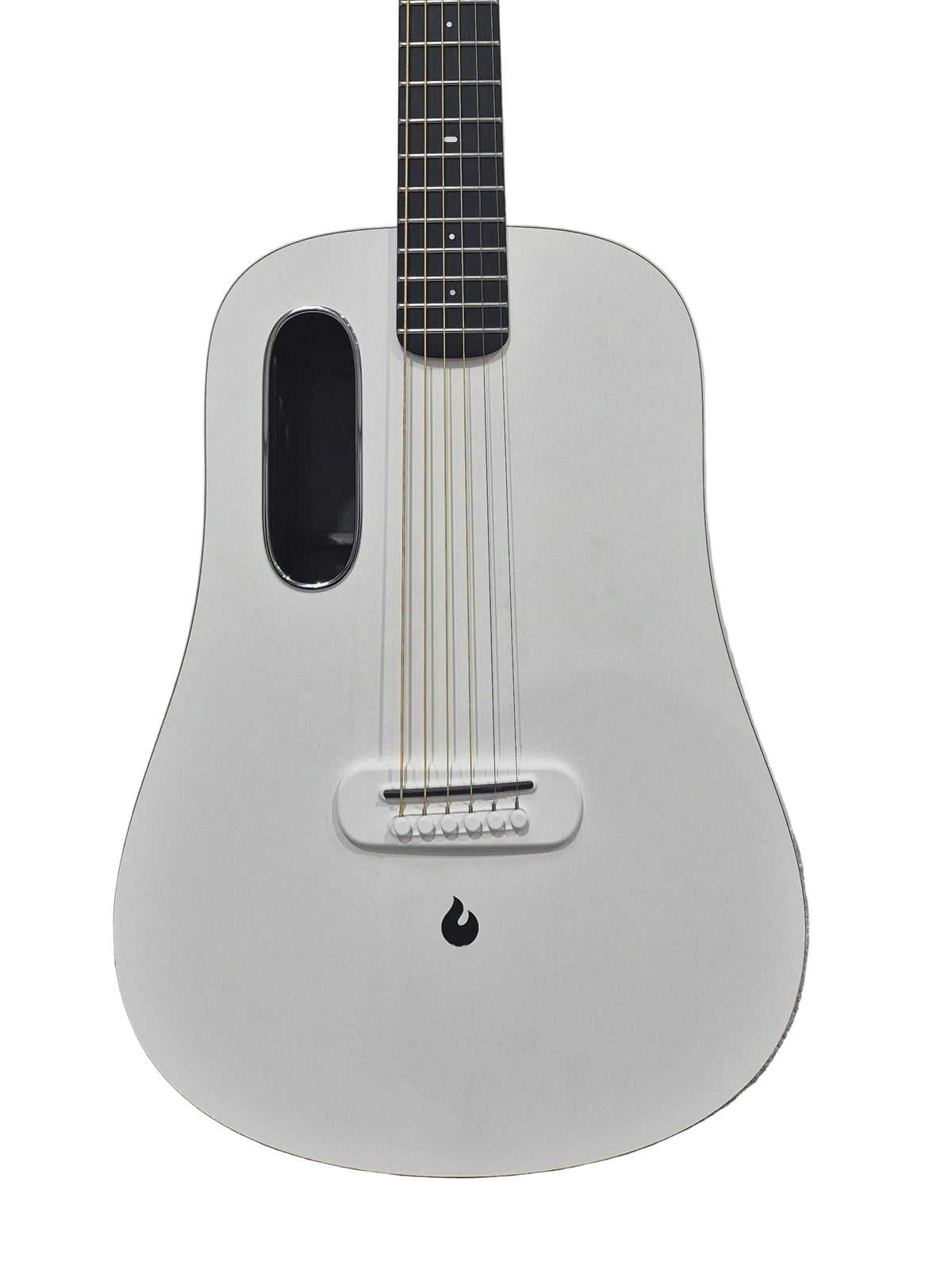 Lava ME Play – White Smart Carbon Fiber Guitar – Excellent w/ Soft Gig Bag, New Strings & USB-C Cable