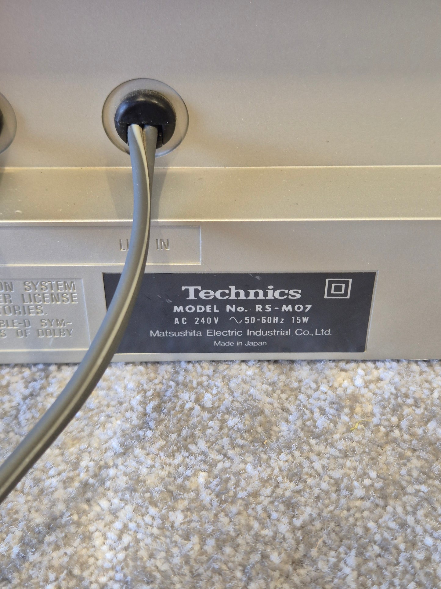 Technics RS-M07 - Stereo Cassette Deck - Very Good