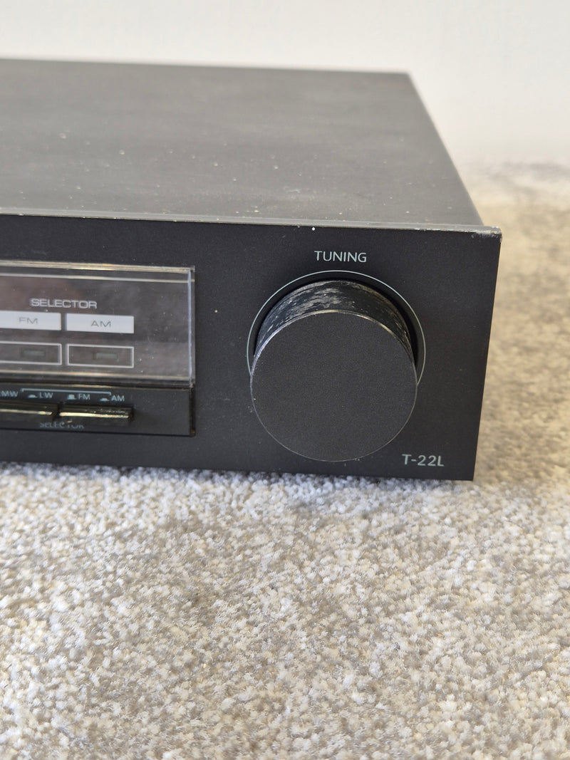 Onkyo T-22L- Vintage FM/MW/LW Stereo Tuner - Classic Analog Design - Fair - Image 3
