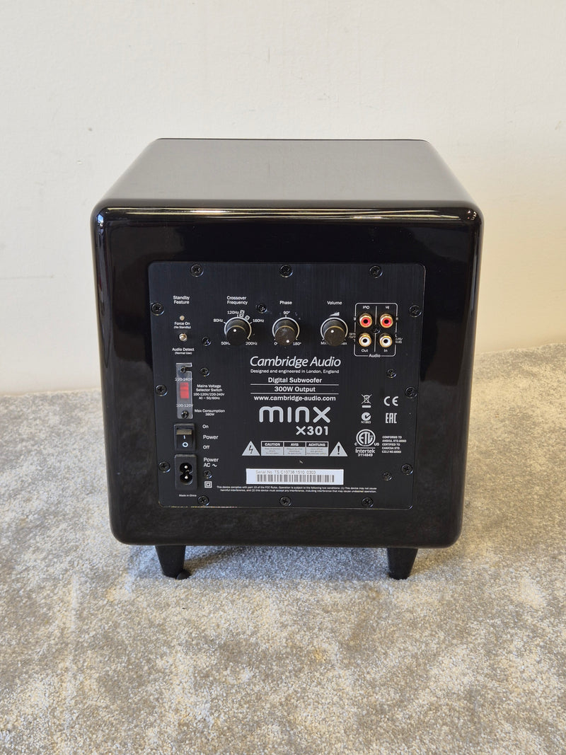 Cambridge Audio Minx X300 - Compact Powered Subwoofer - Very Good - Image 4
