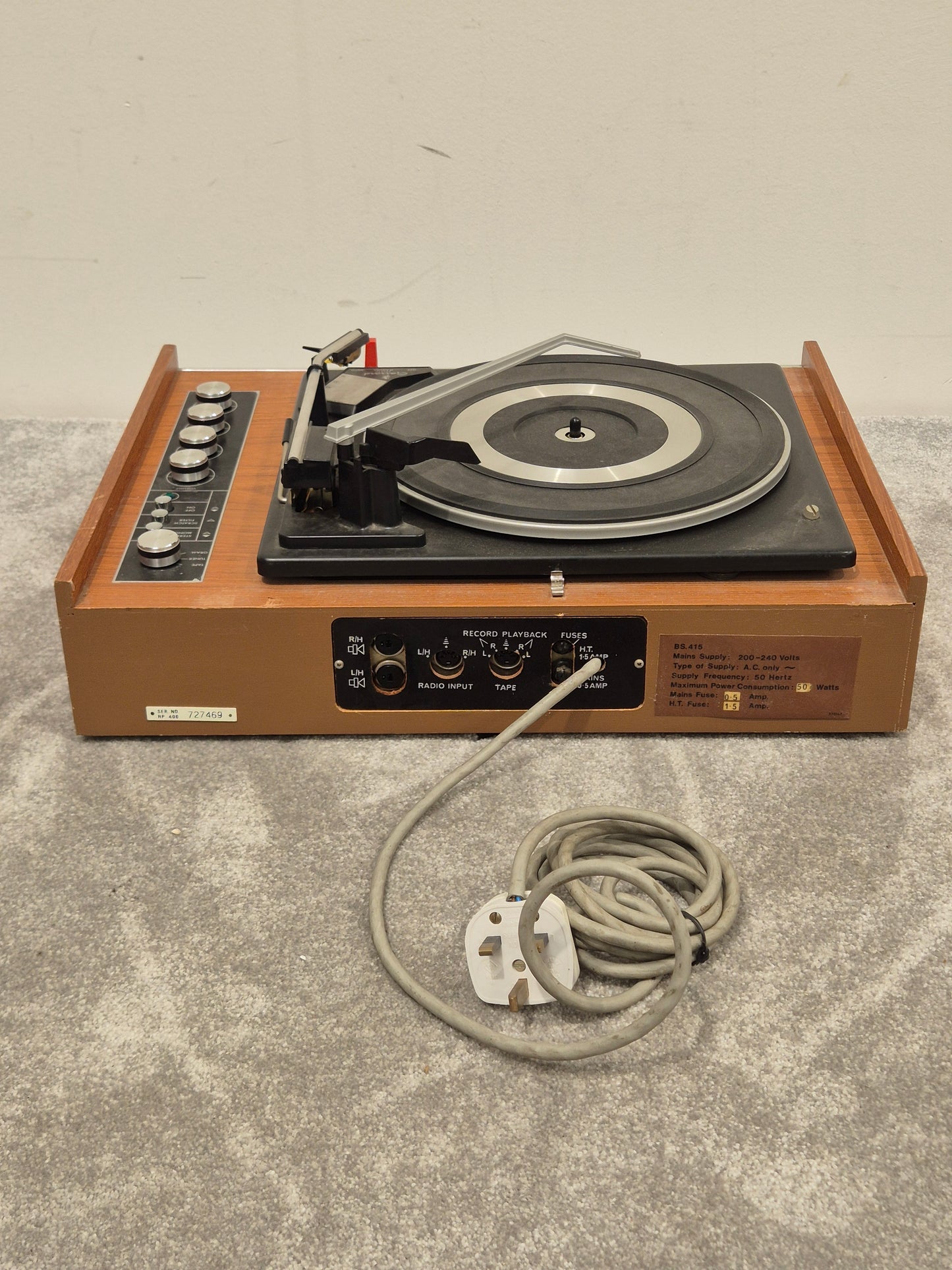 DECCA SOUND 603 - Vintage Record Player/Turntable (Spares or Repair)