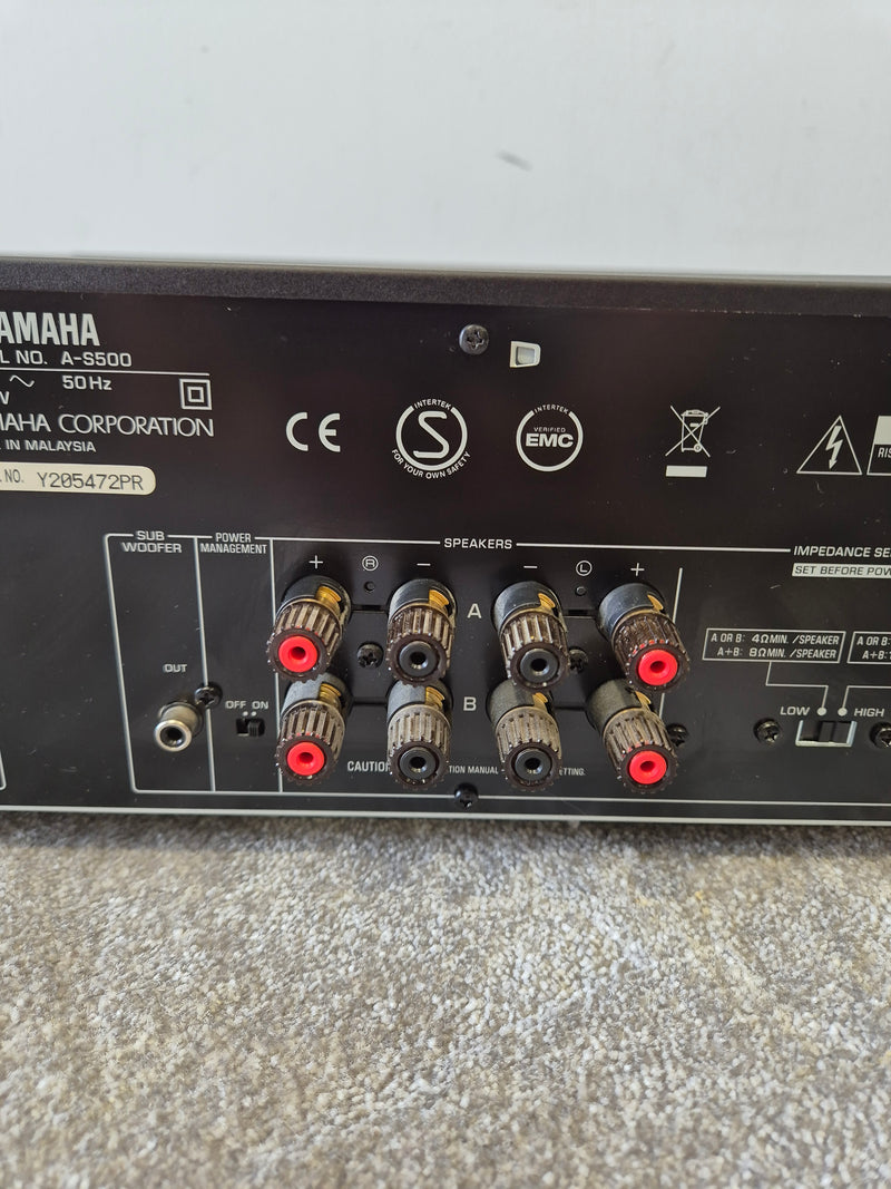 Yamaha A-S500 - Stereo Integrated Amplifier - Excellent - Image 10