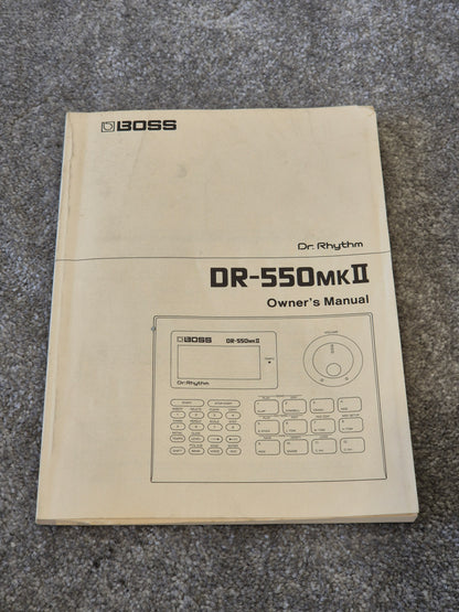 BOSS DR-550MKII - Drum Machine w/ Original Box - Very Good Condition