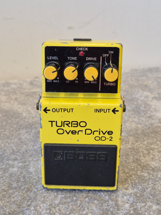 BOSS OD-2 Turbo OverDrive Guitar Pedal – Good Condition
