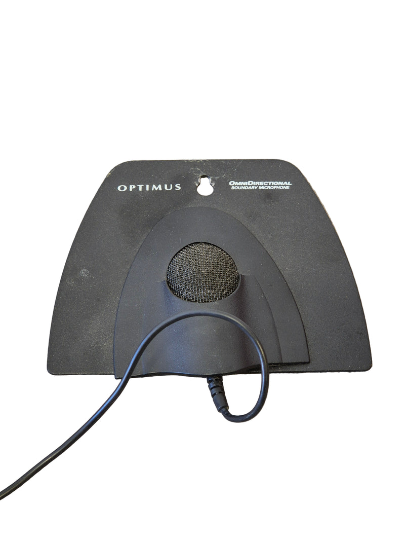 Optimus 33-3020 Omnidirectional Boundary Microphone - Professional Audio Recording - Good w/ Original Box & Power Supply - Image 1