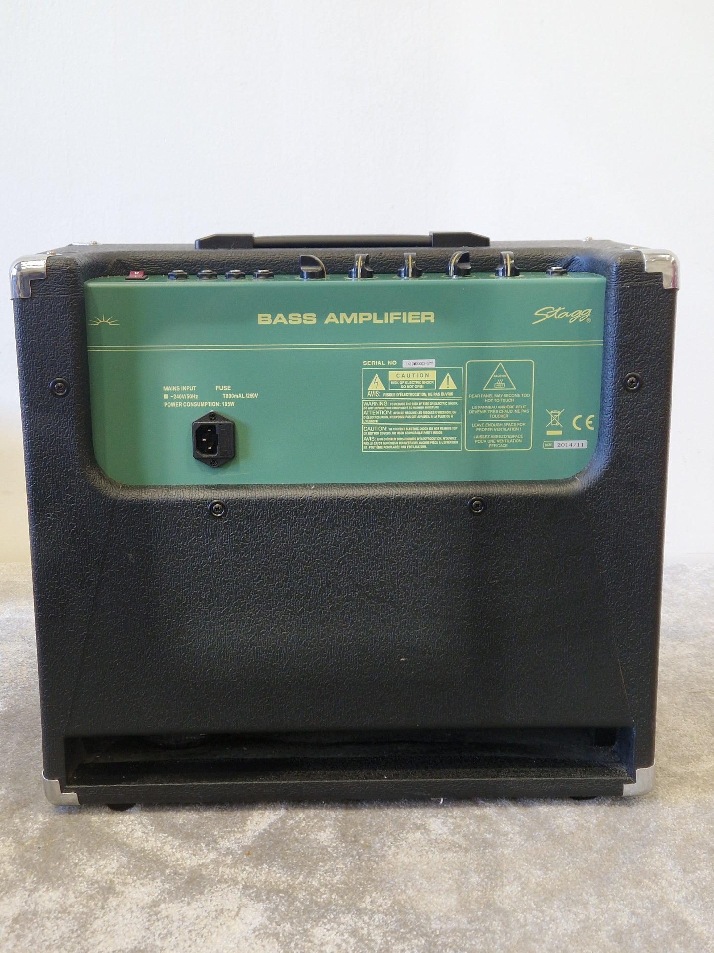 Stagg 60BA Bass Amplifier – Excellent Condition | 60W RMS, 12" Speaker, 3-Band EQ, Compression, Effects Loop, Headphone Out