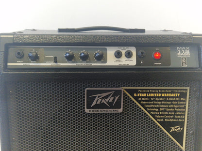 Peavey Max 112 Bass Combo Amp – 200W, TransTube Gain, 3-Band EQ - Very Good