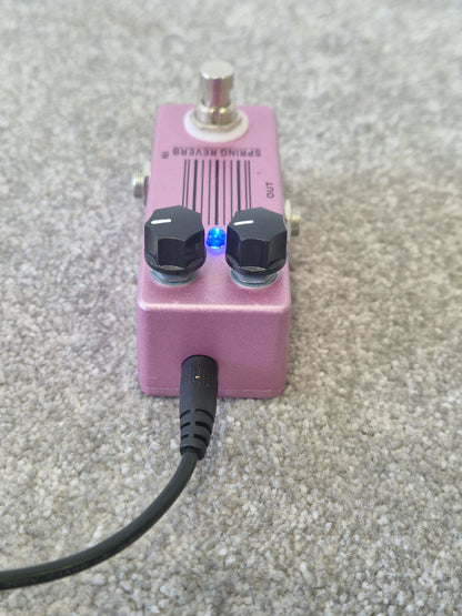 Mosky Spring Reverb Effects Pedal – Compact Vintage-Style Ambience - Excellent (Copy)