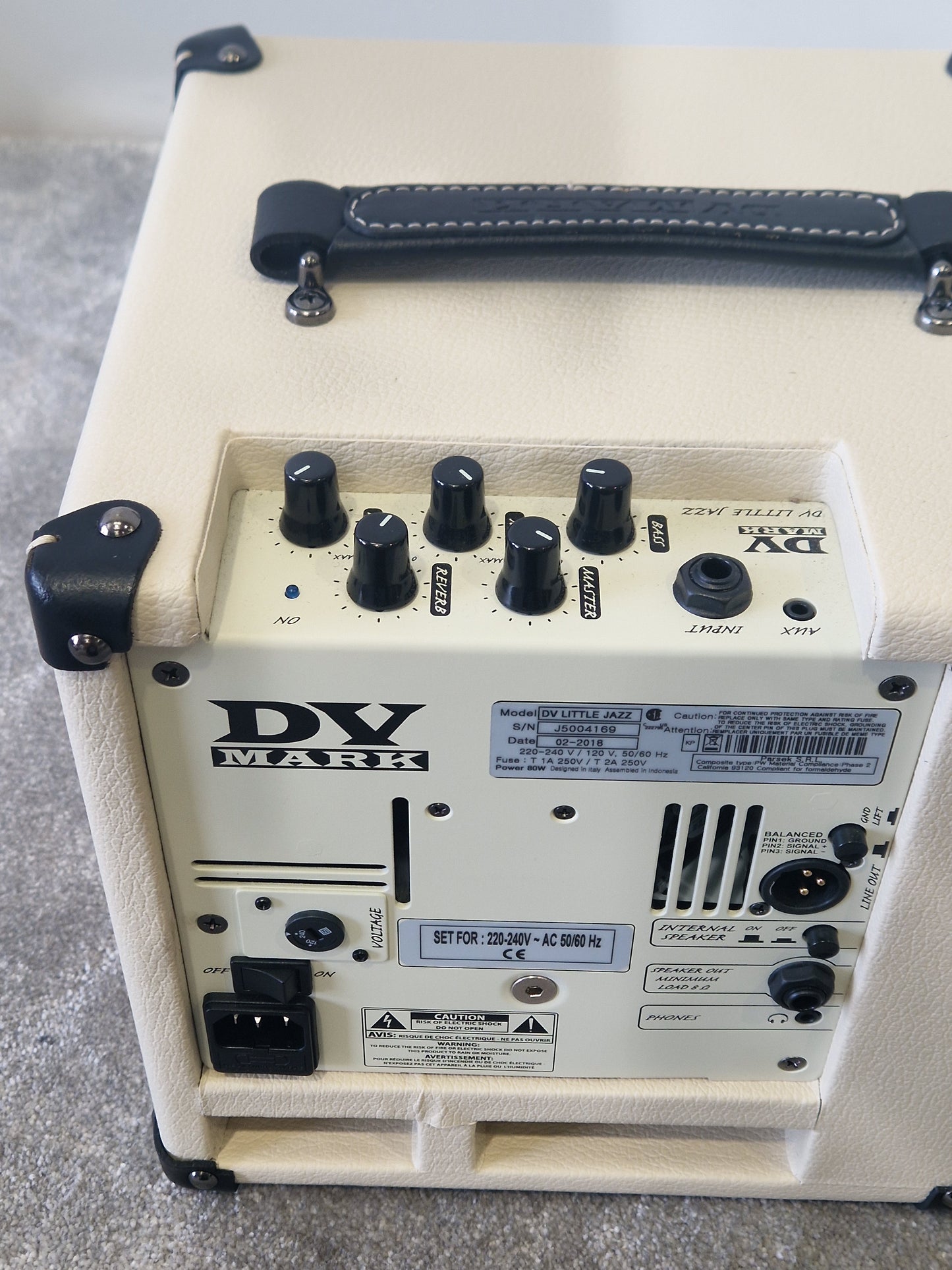 DV Mark Little Jazz 1x8" Combo Amp – Compact, Clean Tone for Jazz Guitar - Excellent