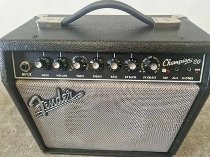 Fender Champion 20 Guitar Amp – 20W Combo with Built-In Effects & Amp Models - Very Good