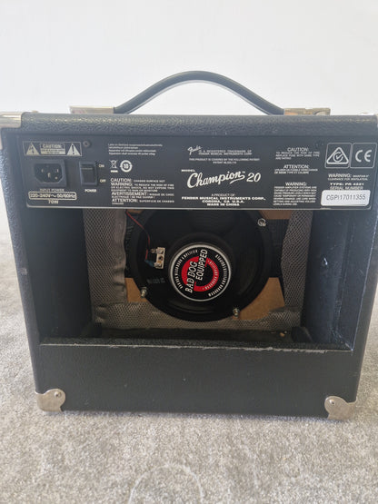 Fender Champion 20 Guitar Amp – 20W Combo with Built-In Effects & Amp Models - Very Good