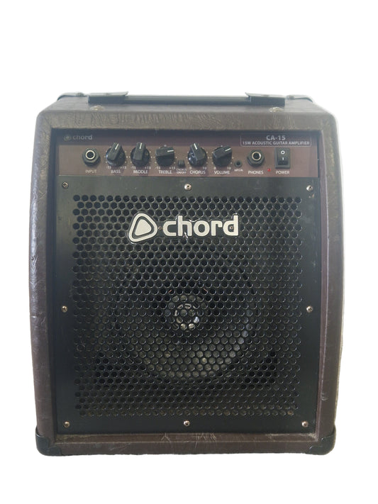 Chord CA-15 Guitar AMP - Compact, 2 Channel, Practice Amp - Good