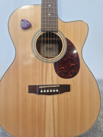 Cort L100-OC NS 6 String Acoustic Guitar – Full-Size w/ Case - Excellent