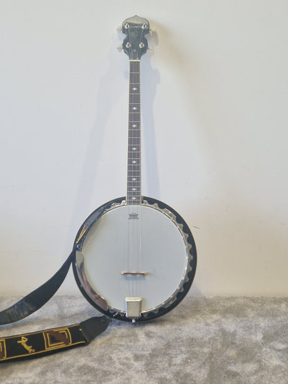 Stagg BJM30 4-String Banjo – Great Tone & Classic Design Ideal for Beginners and Folk Players - Excellent