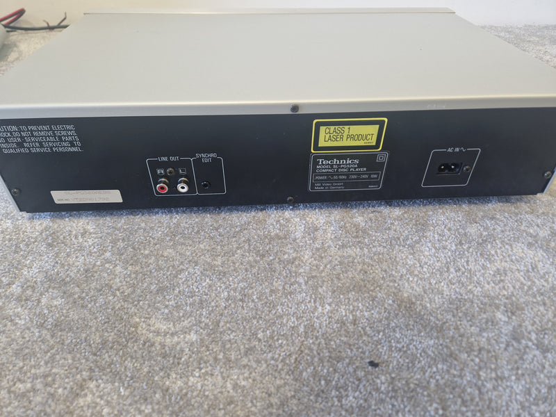 Technics SL-PG520A CD Player – High-Quality Audio w/ Original Box - Very Good - Image 5