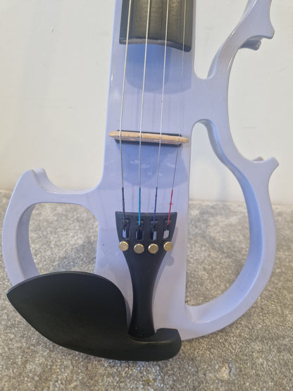 Vangoa 4/4 Full Size 4-String Electric Violin – Electro Acoustic w/ Case - Very Good