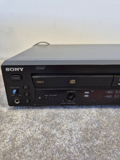Sony RCD-W100 Dual CD Recorder – Spares or Repairs