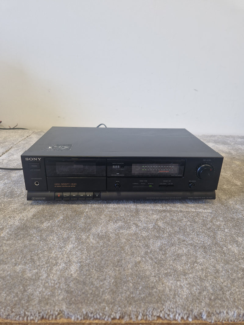 Sony TC-FX211 Cassette Deck - Classic Tape Player for Analog Audio Playback - Good - Image 1