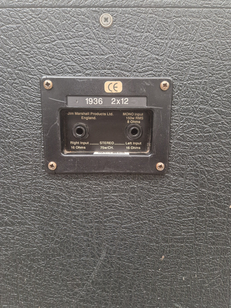 Marshall Lead 1936 JCM 900 2x12 Cabinet – G12T-75 Speakers, Mono/Stereo – Good - Image 4