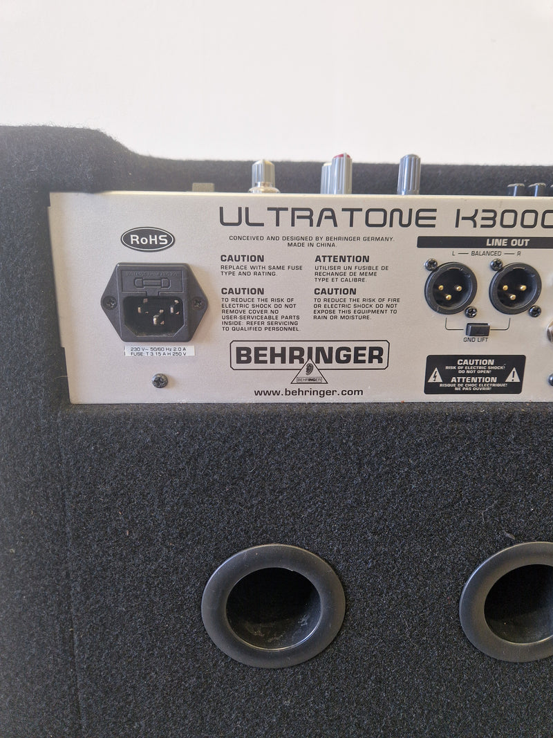 Behringer Ultratone K3000FX – 300W 4-Channel Keyboard/PA Amp with FX & Feedback Detection – Very Good - Image 5