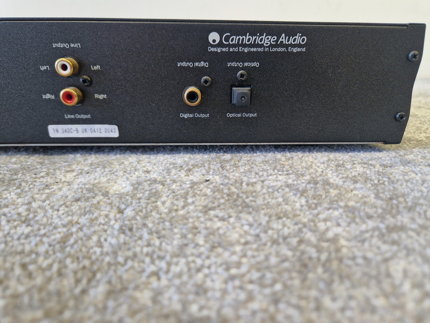 Cambridge Audio Azur 340C CD Player – Crystal DAC, British Hi-Fi Sound - Very Good