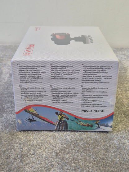 Mio MiVue M350 Waterproof Motorcycle Dash Cam - Full HD 1080p - New in Sealed Box