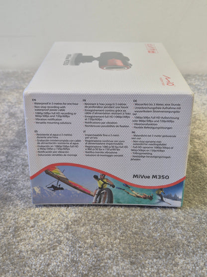 Mio MiVue M350 Waterproof Motorcycle Dash Cam - Full HD 1080p - New in Sealed Box