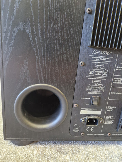 Paradigm PDR Series Powered Subwoofer – Audiophile-Grade Sound - Very Good